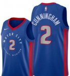 Maillot de Basket #2 Cunningham Pistons Motor City Edition